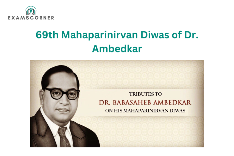 Dec.06 | 69th Mahaparinirvan Diwas of Dr. Ambedkar