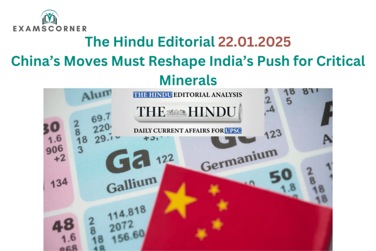 China’s Moves Must Reshape India’s Push for Critical Minerals