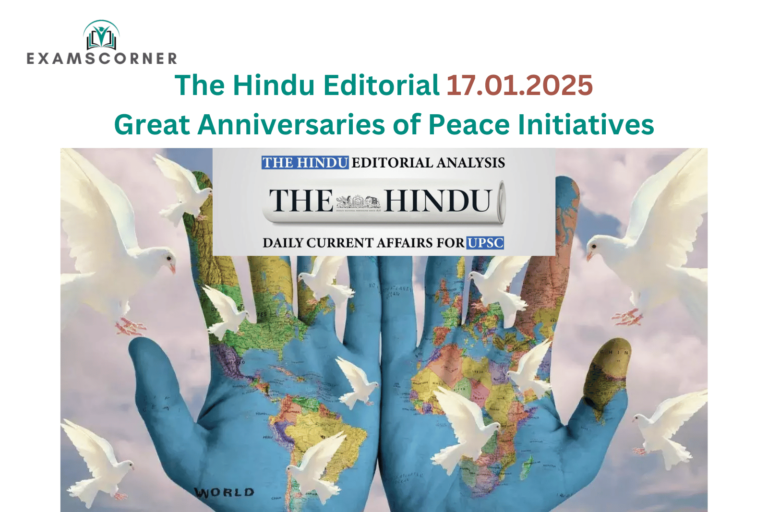 Great Anniversaries of Peace Initiatives