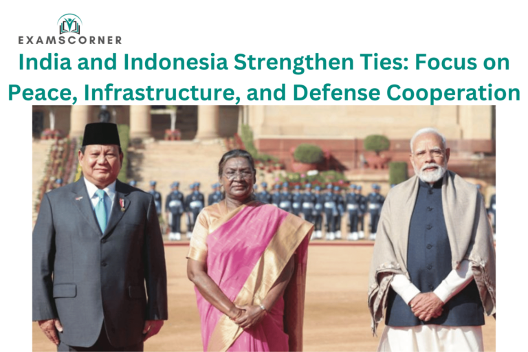 India and Indonesia Strengthen Ties