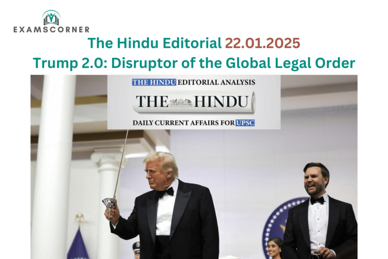 Trump 2.0: Disruptor of the Global Legal Order