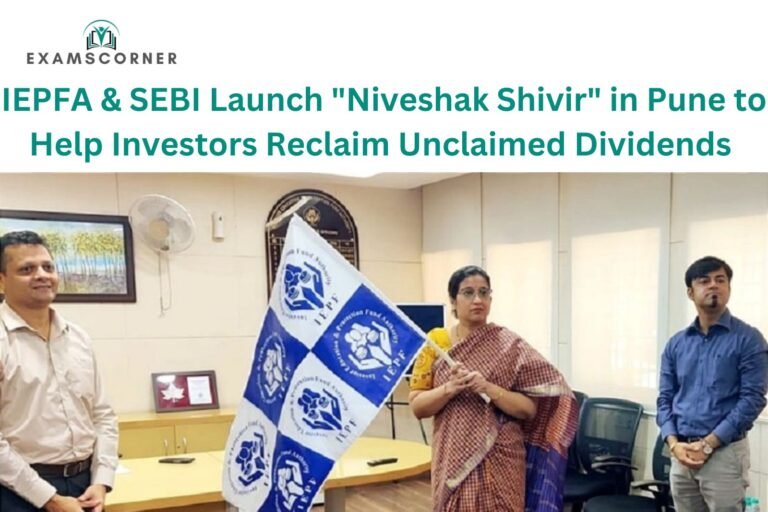 IEPFA & SEBI Launch "Niveshak Shivir" in Pune to Help Investors Reclaim Unclaimed Dividends