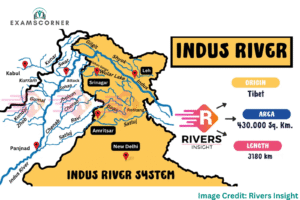 Indus River System: Sindhu Nadi Map & Tributaries
